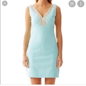 Lilly Pulitzer Bentley shift poolside blu